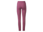 Leggings pour femmes de couleur bordeaux.