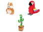 LUPILU® Peluche parlante hamster, cactus ou perroquet