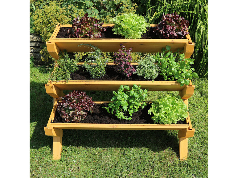 Aller en mode plein écran : HABAU Potager en bois sur pieds »Trio« - Image 2