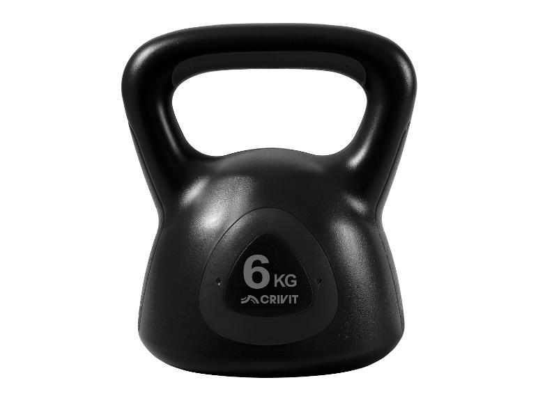 Kettlebell noir de 6 kg