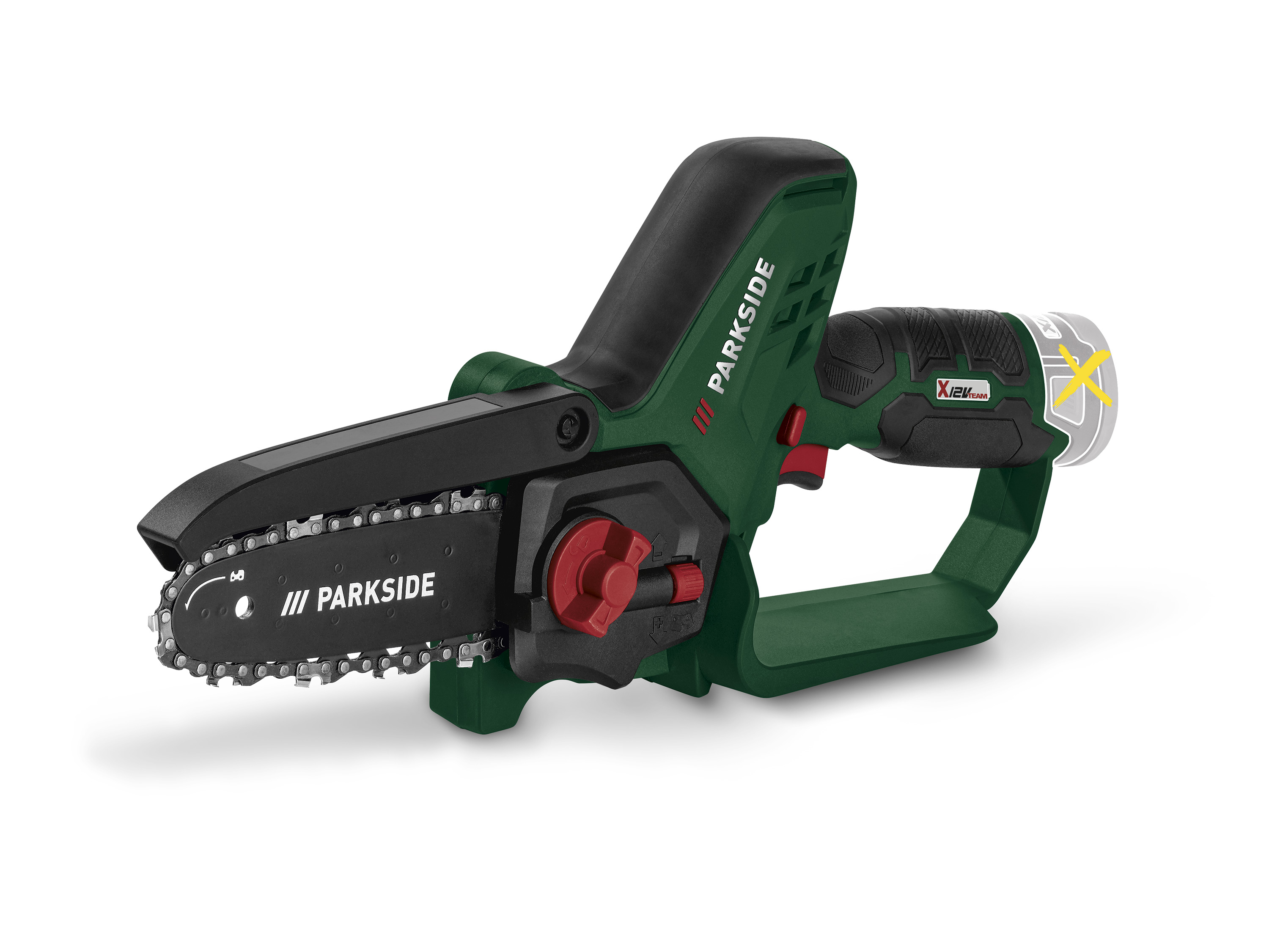 PARKSIDE® Mini-tronçonneuse à bois sans fil PGHSA 12 C2, 12 V