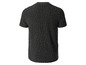 T-shirt noir à imprimé léopard.