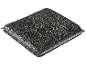 Éponge à récurer métallique gris foncé