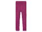 Leggings magenta en tricot pour fille.