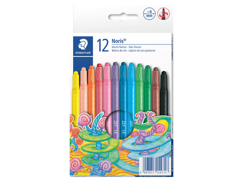 Aller en mode plein écran : STAEDTLER Crayons de couleur 24 pièces ou Feutres de coloriage 24 pièces ou Crayons de cire 12 pièces - Image 4