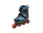 Rollers pour enfant, modèle bleu et orange.