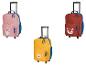 Trolley enfants : licorne, renard, lion. Couleurs pastel.