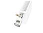 Un radiateur blanc avec un thermostat numérique.
