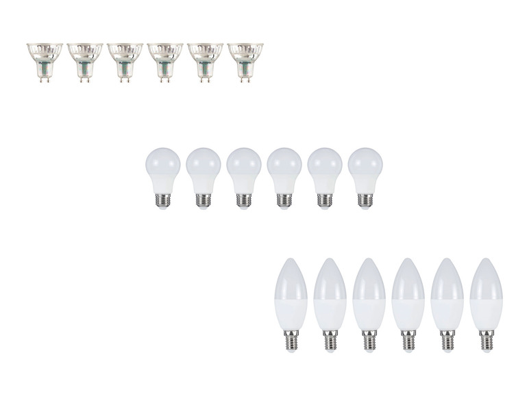 Aller en mode plein écran : Lot de 6 ampoules LED - Image 1