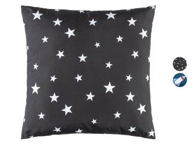 LIVARNO home Coussin effet brillant dans le noir, 40 x 40 cm