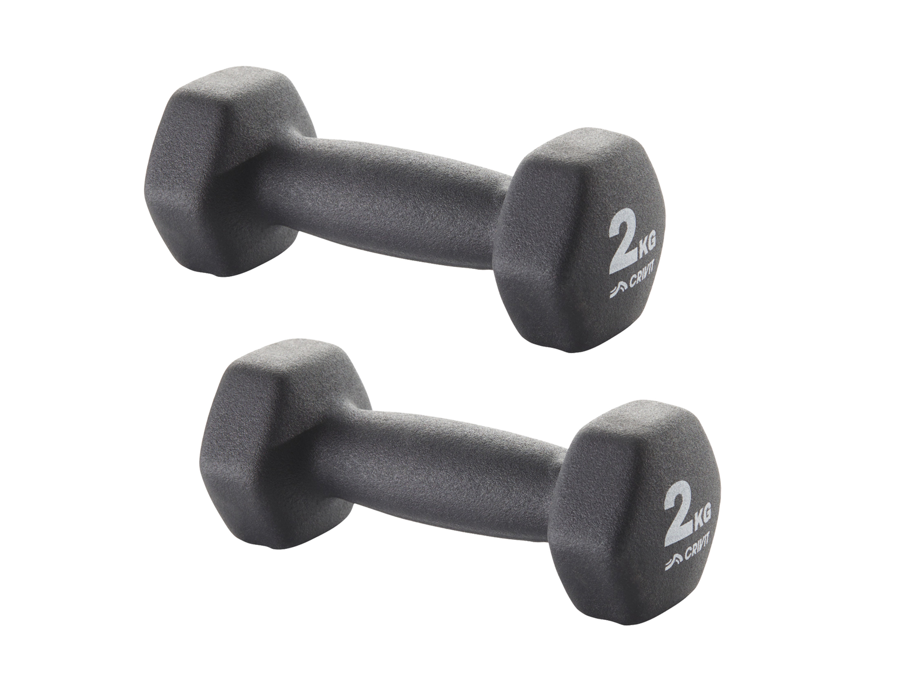 CRIVIT Planche à pompes, haltères ou kettlebell (haltères)