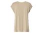 T-shirt beige à manches courtes, vue de dos.