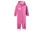 Combinaison imperméable rose pour enfant avec arc-en-ciel et éléments réfléchissants