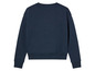Un sweat-shirt bleu foncé à manches longues.