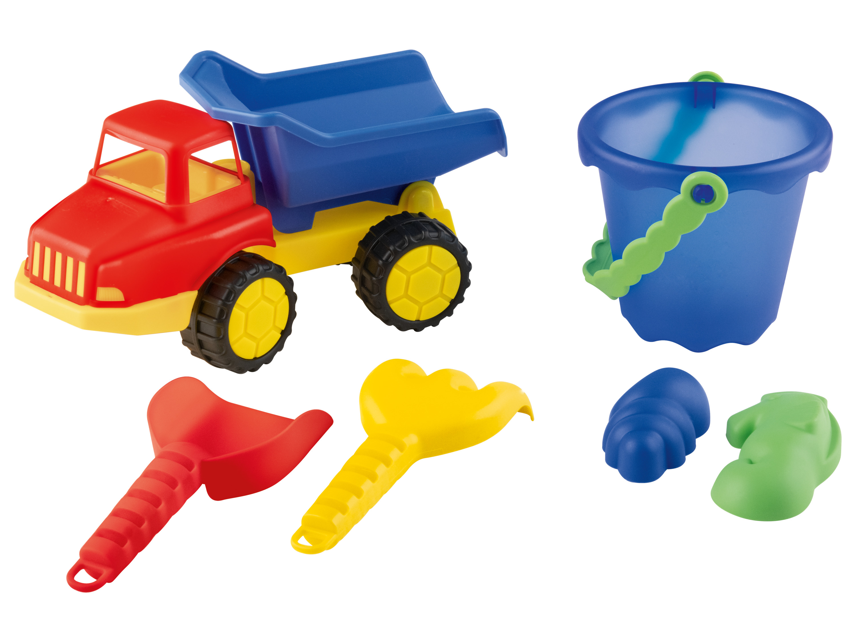 Playtive Jouet de plage (set de plage voiture & seau bleu)