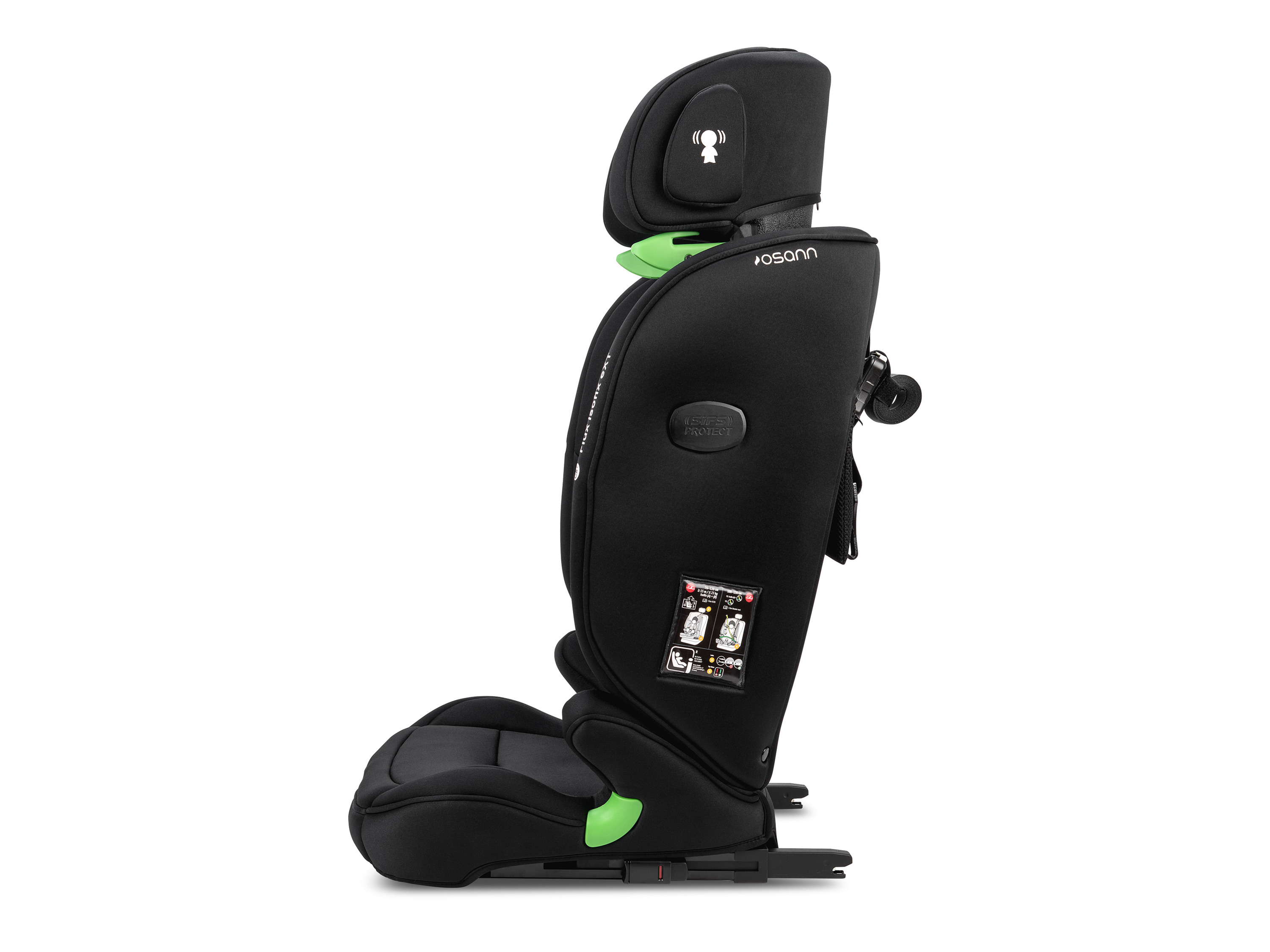 Osann Siège Auto Enfant Flux Isofix Ext I size Top tether 76 150cm / Groupe 23 - vue 5