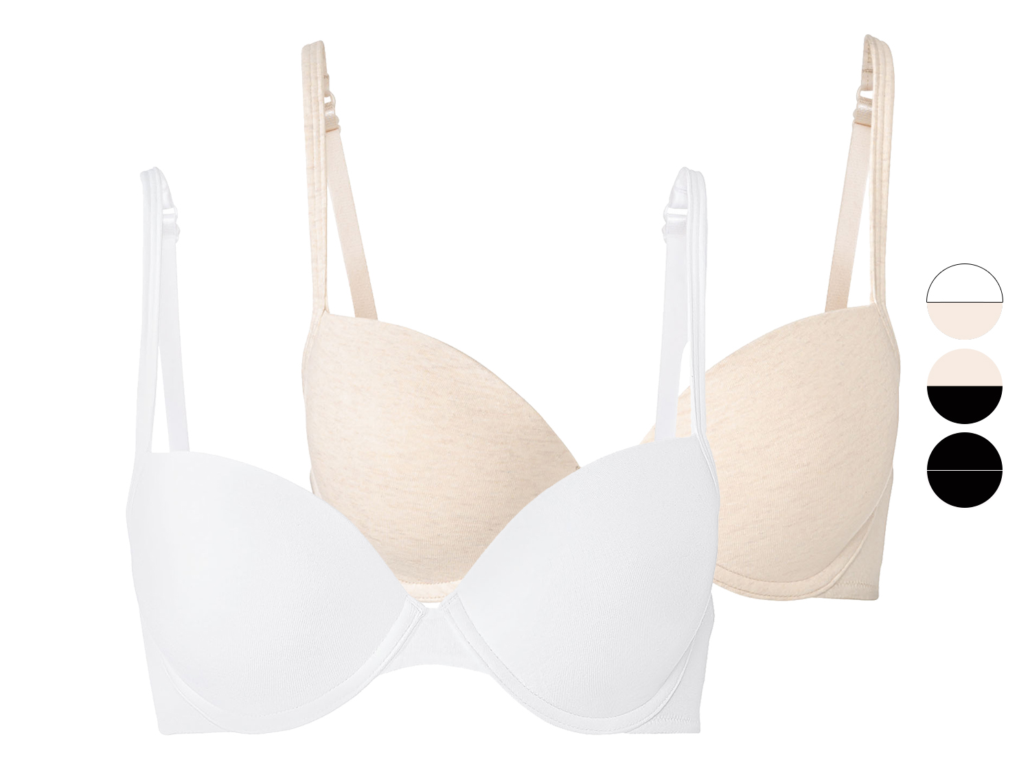 esmara® Lot de 2 soutiens-gorge femme
