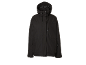 Veste d'hiver noire pour femme avec capuche et poches