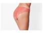 Culotte rose en dentelle pour femme.