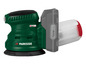 Une ponceuse Parkside verte avec batterie X20V TEAM.