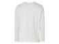 T-shirt blanc à manches longues pour homme.