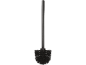 Brosse de toilette noire à long manche
