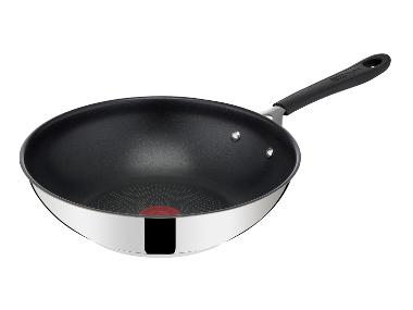 Jamie Oliver by Tefal Wok en acier inoxydable Quick & Easy, Ø 28 cm