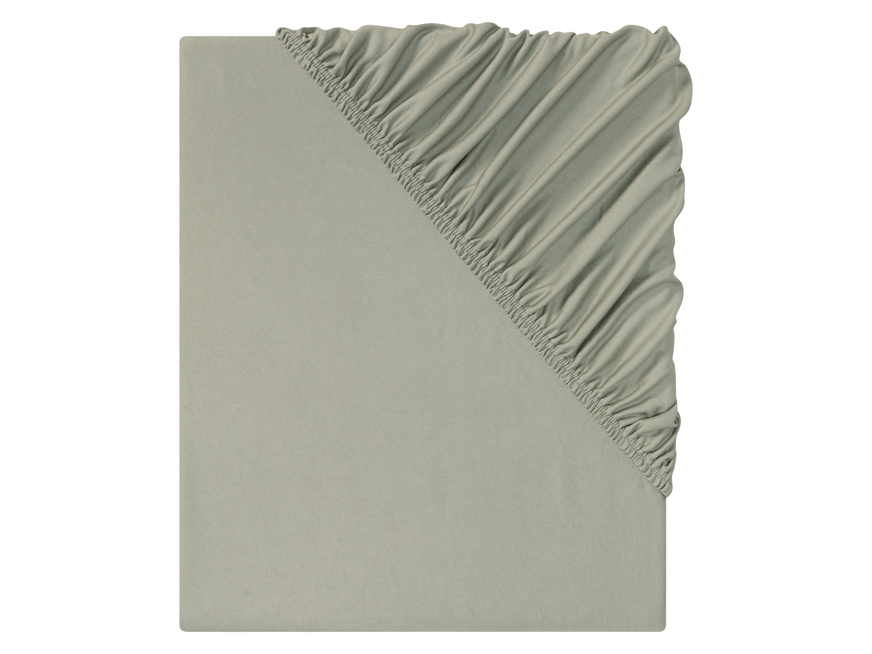 LIVARNO home Drap-housse en jersey microfibre, 140-160 x 200 cm (vert)