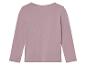 Un t-shirt rose à manches longues pour filles.