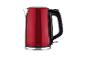 Une bouilloire rouge de Silvercrest.