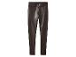 Legging marron foncé en similicuir