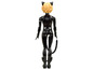 Une poupée Cat Noir noire avec une perruque blonde.