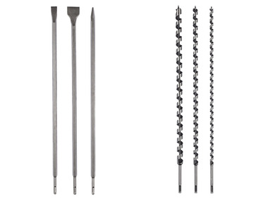 PARKSIDE® Set de burins ou de mèches à spirale SDS-plus