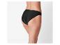 Culotte noire, vue arrière. Modèle simple et élégant.