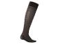 Chaussette de compression noire avec talon texturé