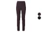 Pantalon femme violet foncé avec coutures avant et options de couleur.