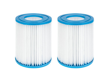 CRIVIT Lot de 2 cartouches filtrantes universelles Ø 10,6 x 13,6 cm