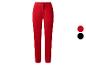 Pantalon rouge pour femme avec options de couleur noir et rouge.