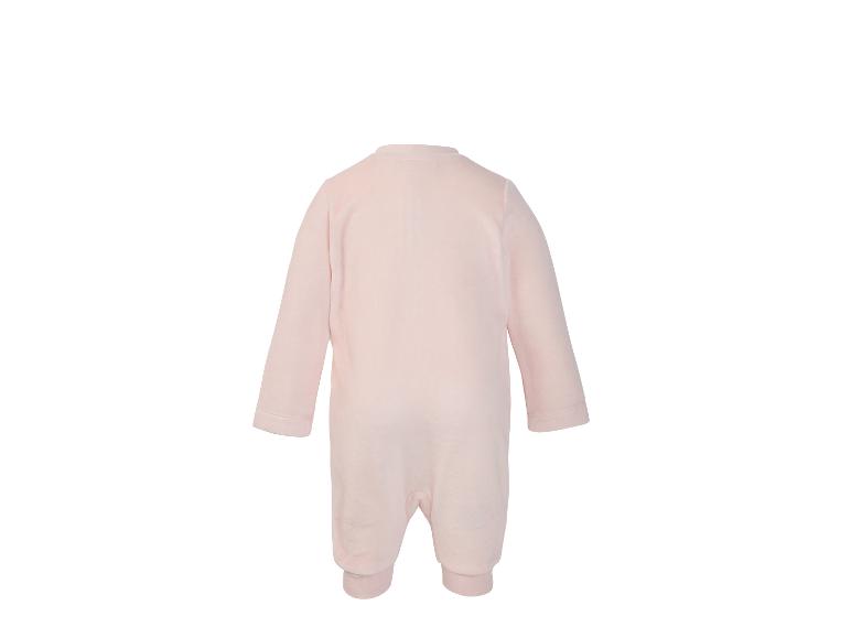 Grenouillère rose pour bébé, vue de dos