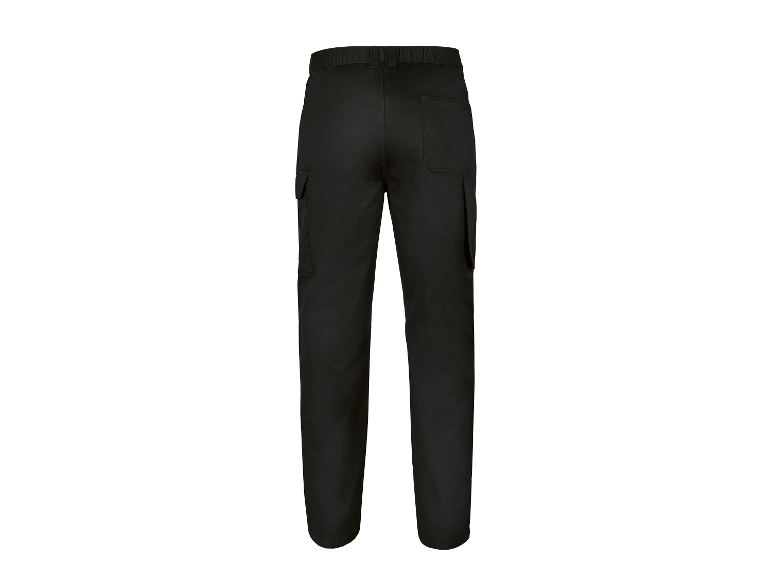 Pantalon cargo noir pour femme.