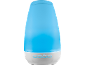 Diffuseur d'arômes lumineux bleu avec boutons de commande pour lumière, minuterie et brume