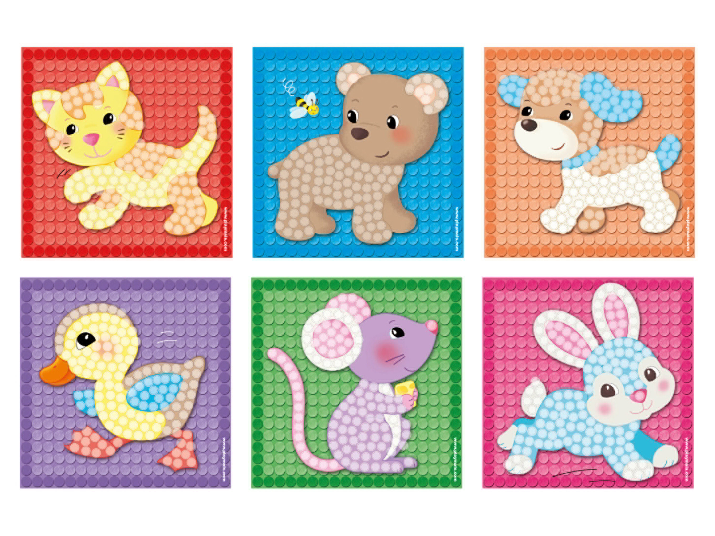 PLAYMAIS Mosaïques avec motifs colorés Petits amis - vue 10