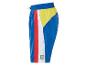 Shorts de bain bleu, jaune et rouge avec logo Lidl.