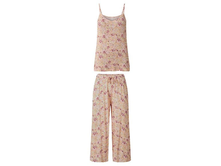 Pyjama femme imprimé floral.