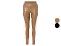 Leggings en similicuir brun pour femme.