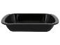 Plat de cuisson rectangulaire émaillé noir