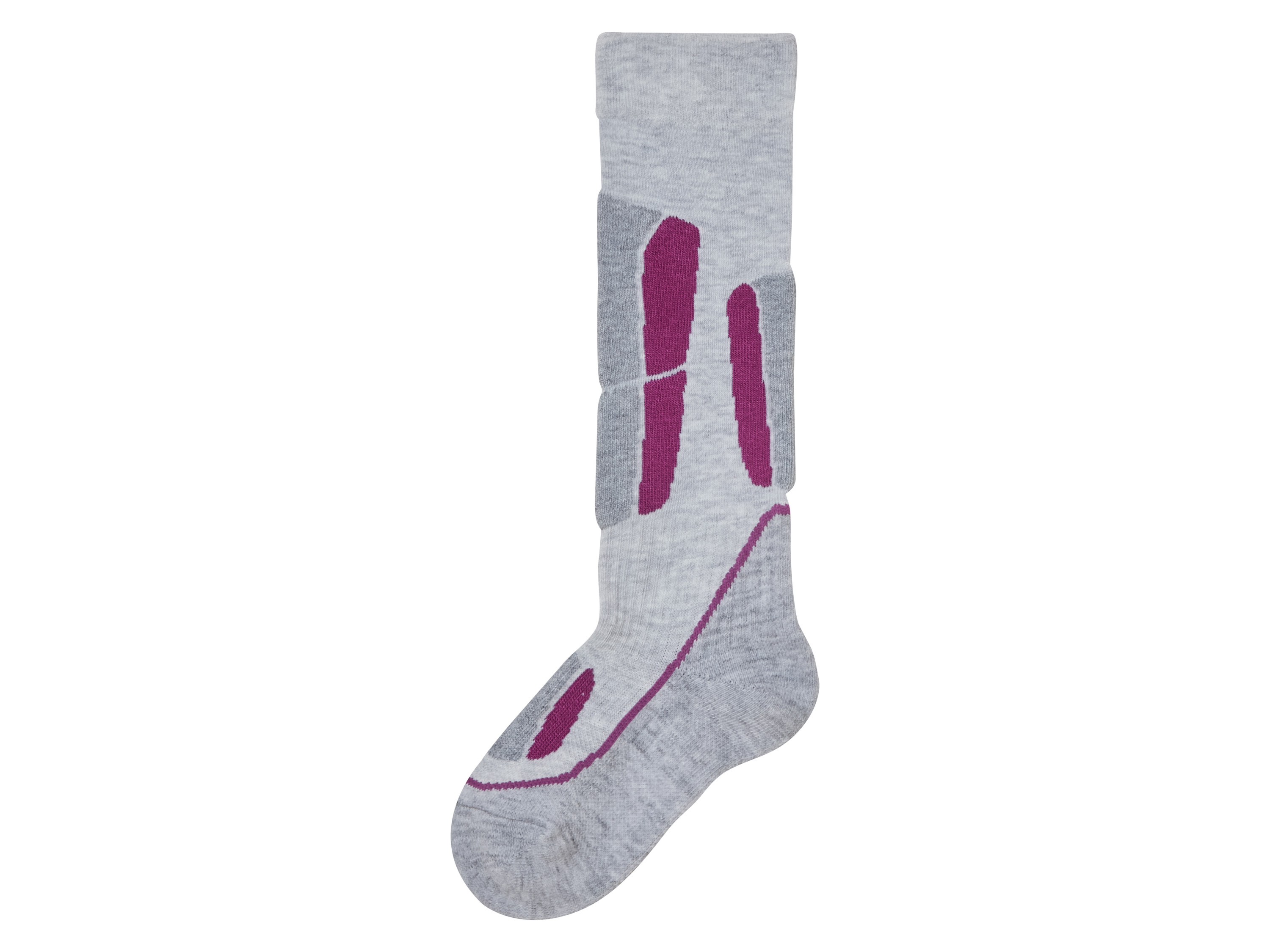pepperts!® Chaussettes thermiques enfant (35-38, gris/rose)