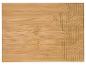 Planche en bambou avec motif géométrique gravé