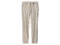 Un pantalon femme beige clair avec une coupe droite et des poches latérales.