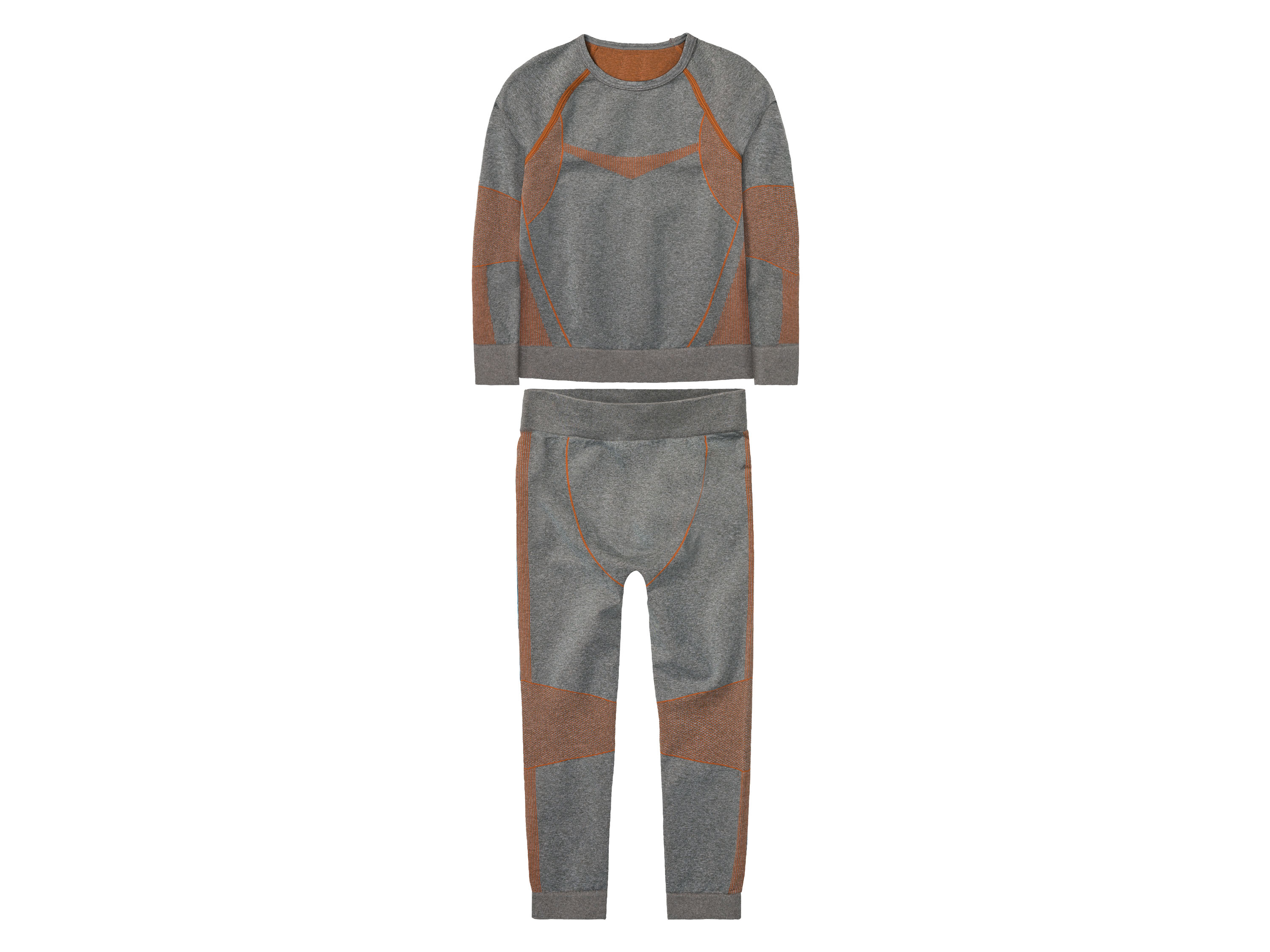 lupilu® Sous-vêtements techniques seamless enfant (gris/orange)